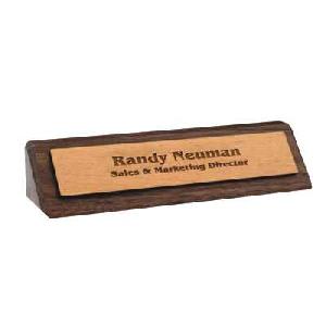 Solid Walnut Name Bar Image